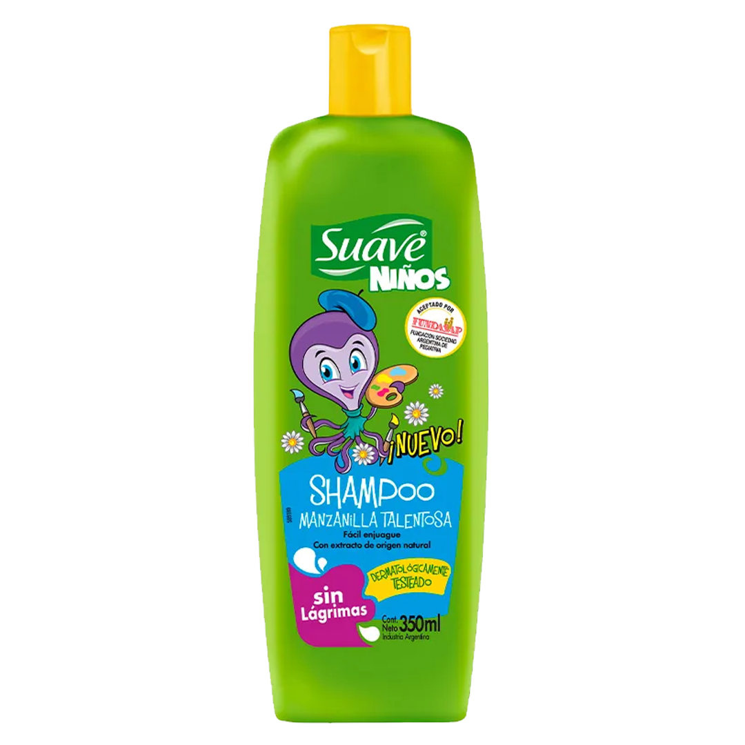 SHAMPOO SUAVE NI¥OS EXTRA SUAVIDAD MANZANILLA TALENTOSA 350ML