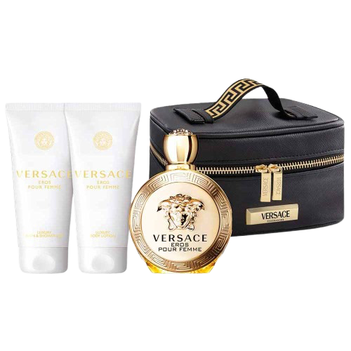 Versace EROS KIT FEM 100ML EDT+BODY 100ML+Shower+Necesser