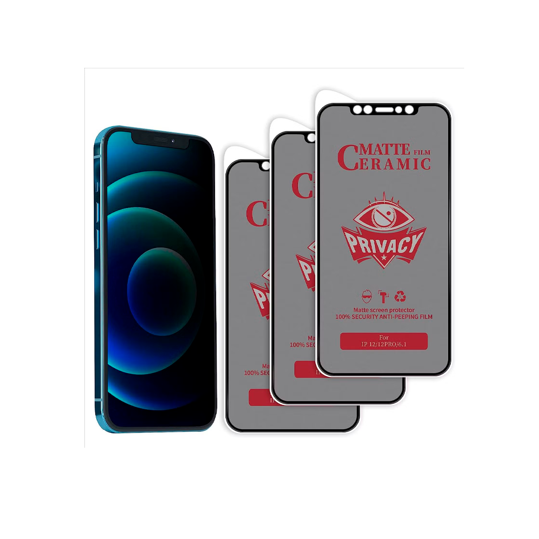 AC CEL PELICULA CERAMIC PRIVAC IPHONE VARIOS*