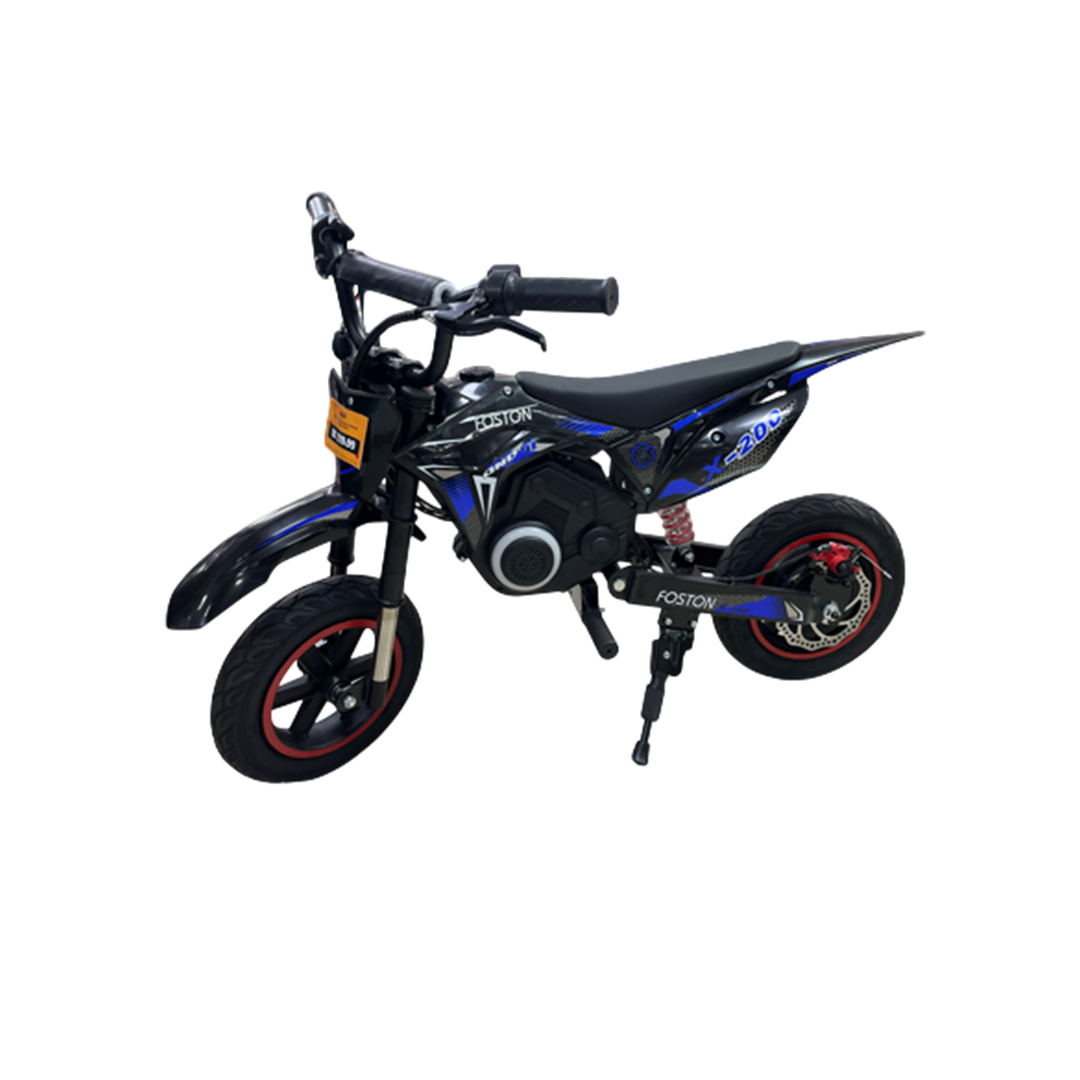 MINI MOTO ELETRICA FOSTON FS-X200 AZUL