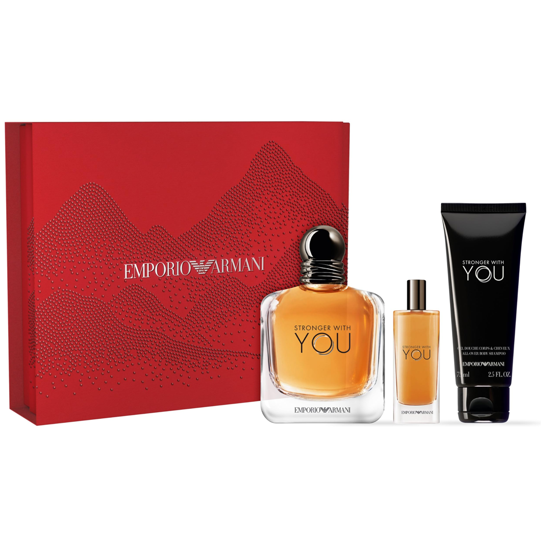 GIORGIO EMPORIO ARMANI STRONGER WITH YOU KIT MEN 100ML EDT+15ML+75ML