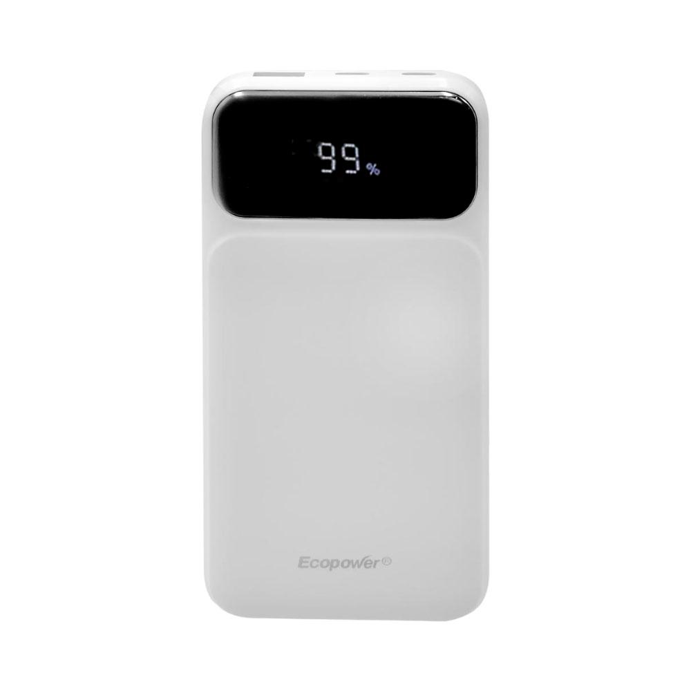CAR EXT. ECOPOWER EP-C875 BRANCO 12000MAH