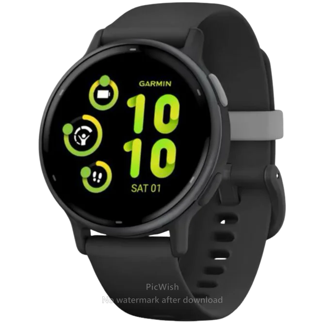 RELOGIO GARMIN VIVOACTIVE 5 BLACK/SLATE 010-02862-10