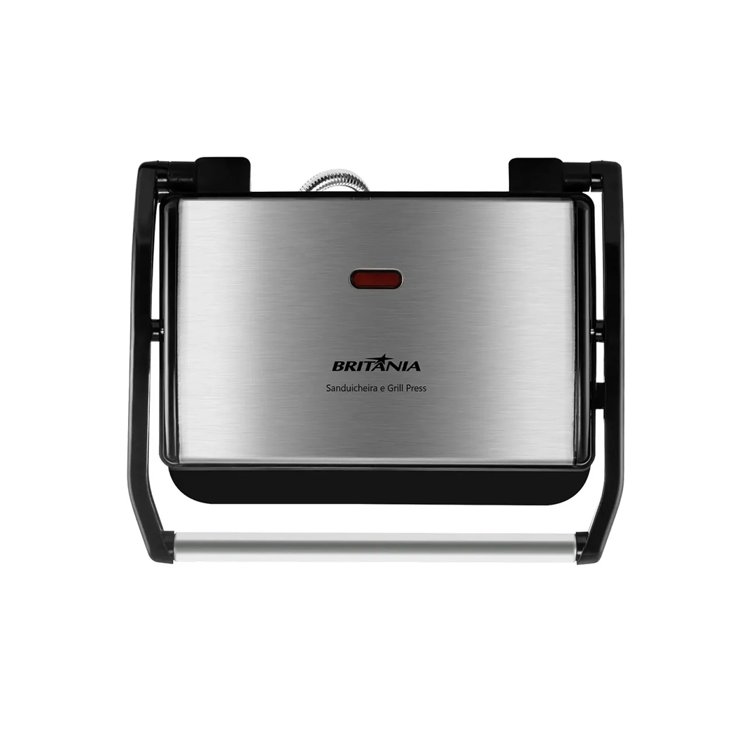 GRILL BRITANIA PRESS BGR27I 2EM1 INOX 110V
