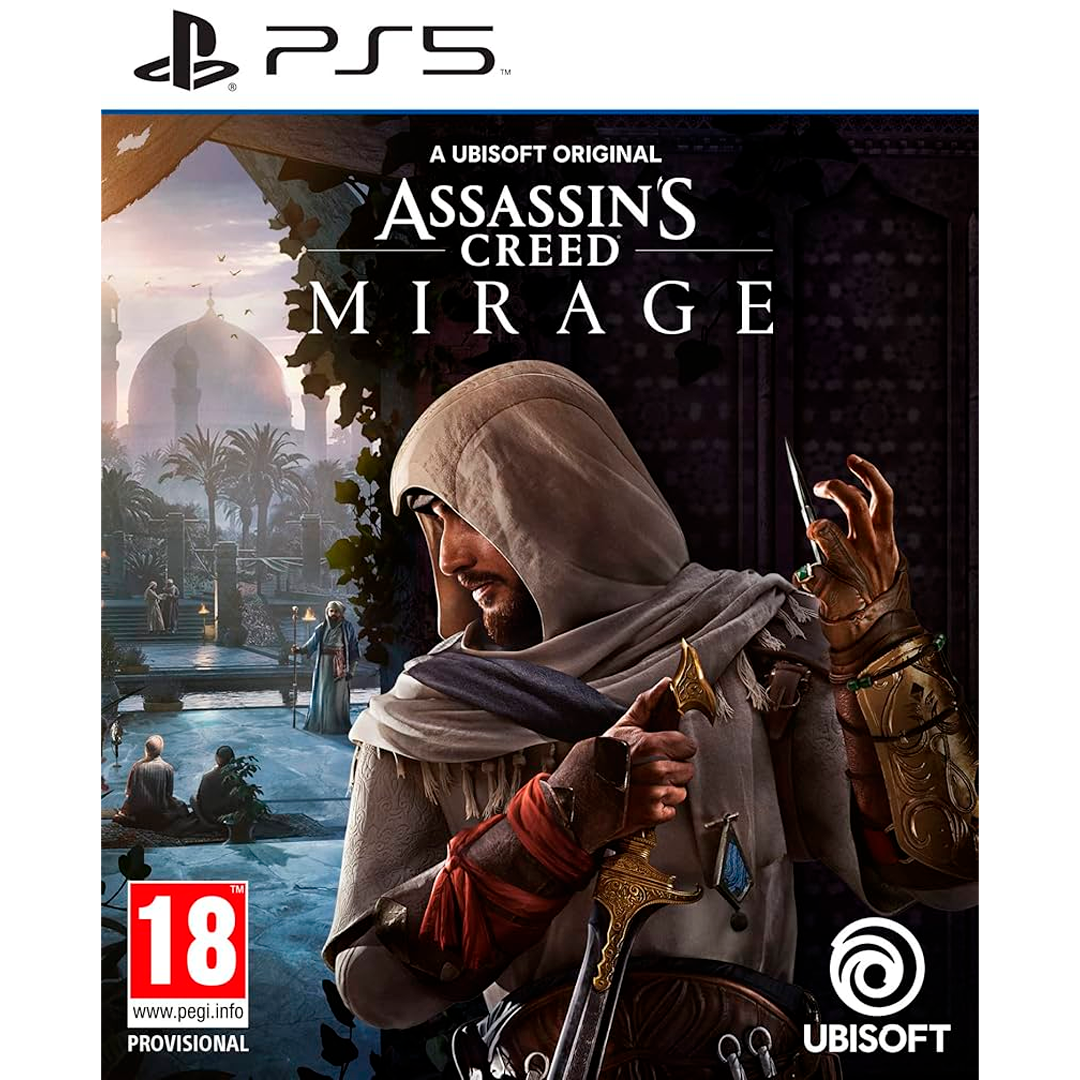 GAME PS5 MIDIA ASSASSINS CREED MIRAGE 114350/114848