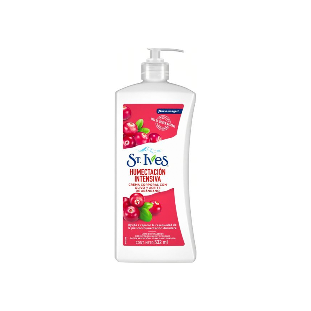 CREME CORP ST.IVES HUMECTACION INTENSIVA ACEITE ARANDANO 532ML 12*