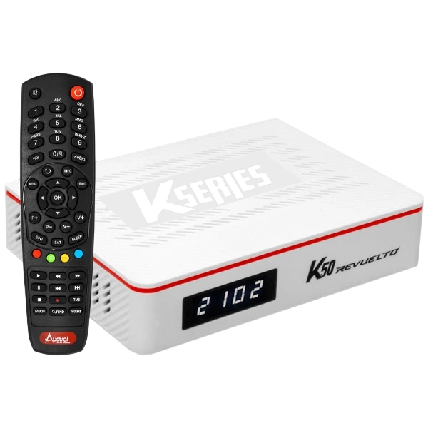 BOX AUDISAT K50 REVUELTO FULL HD/IPTV/WIFI BRANCO SEM GARANTIA DE SINA