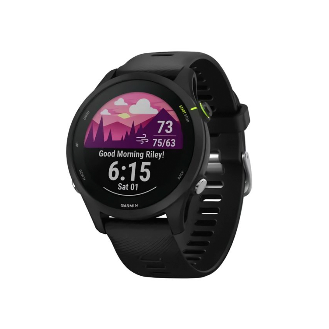 RELOGIO GARMIN FORERUNNER 255 MUSIC BLACK| | LG Importados