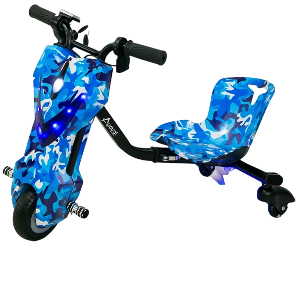 SCOOTER TRICICLO 6.5" AUDISAT TE-6.5W AZUL FOGO 150W