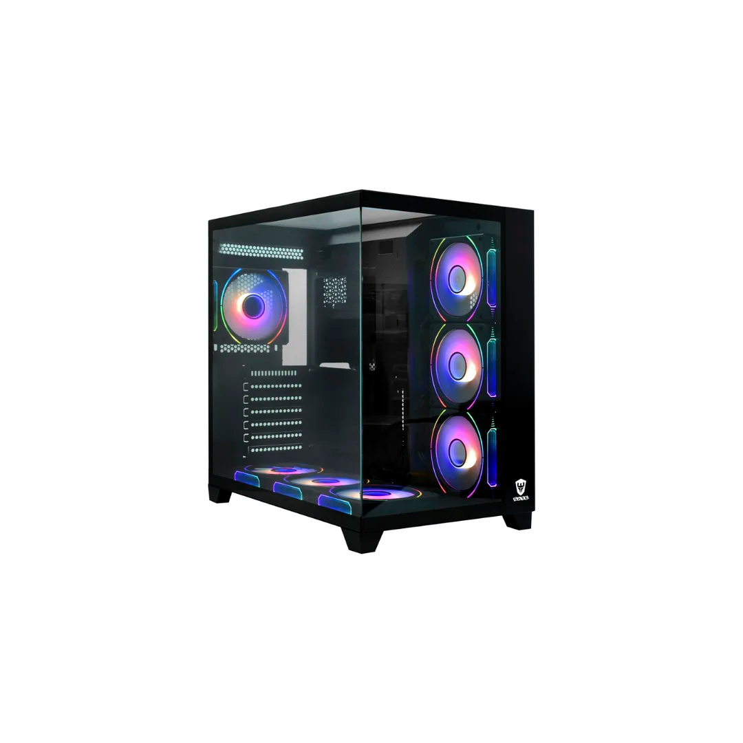 GABINETE SATELLITE GAMER K900 7 FAN E-ATX BLACK