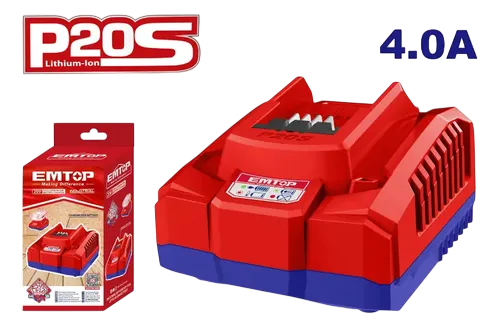 AC CARREGADOR BATERIA EMTOP EFCR20411 20V 4.0AH 220V