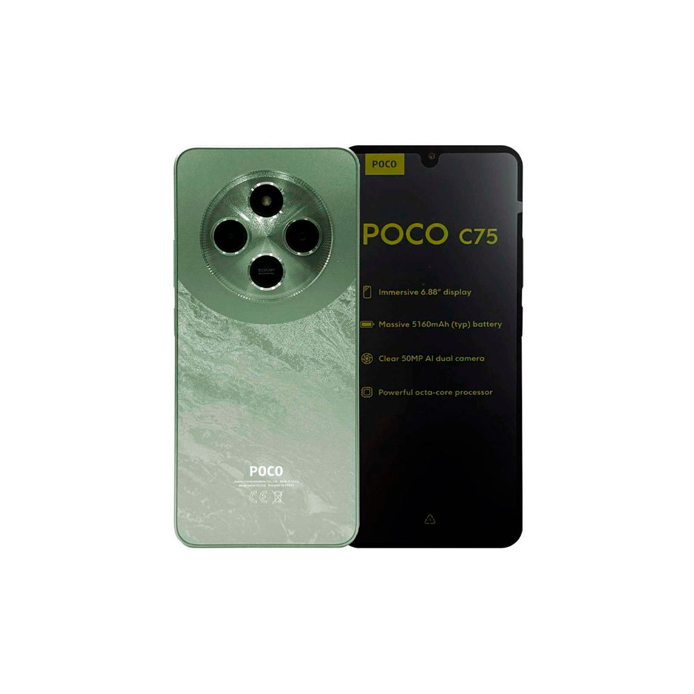 CELULAR XIAOMI POCO C75 4G 8+256GB GLOBAL GREEN | LG Importados
