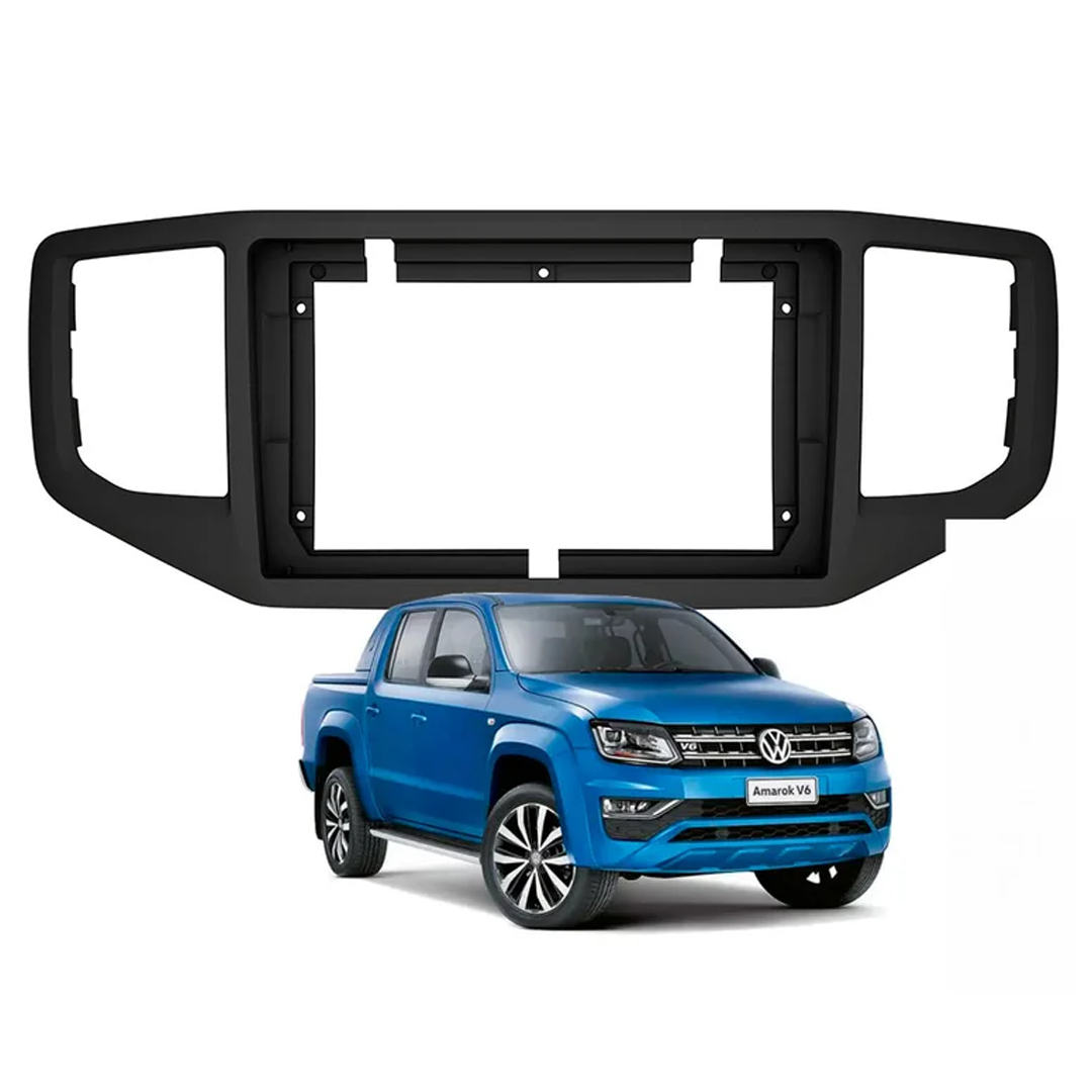 MOLDURA P/PAINEL VW AMAROK 2017 9" KIT