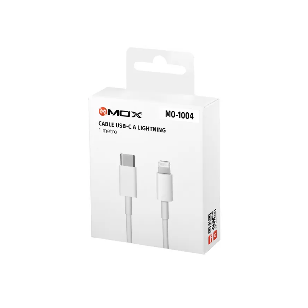 AC CEL CABO TYPE-C MOX MO-1004 IPHONE 1M BRANCO