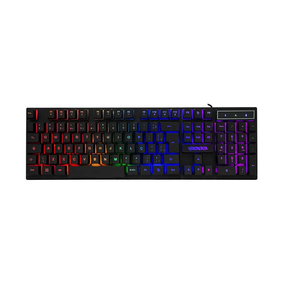 TECLADO USB SATELLITE AK-891 LIGHT RGB PORTUGUES