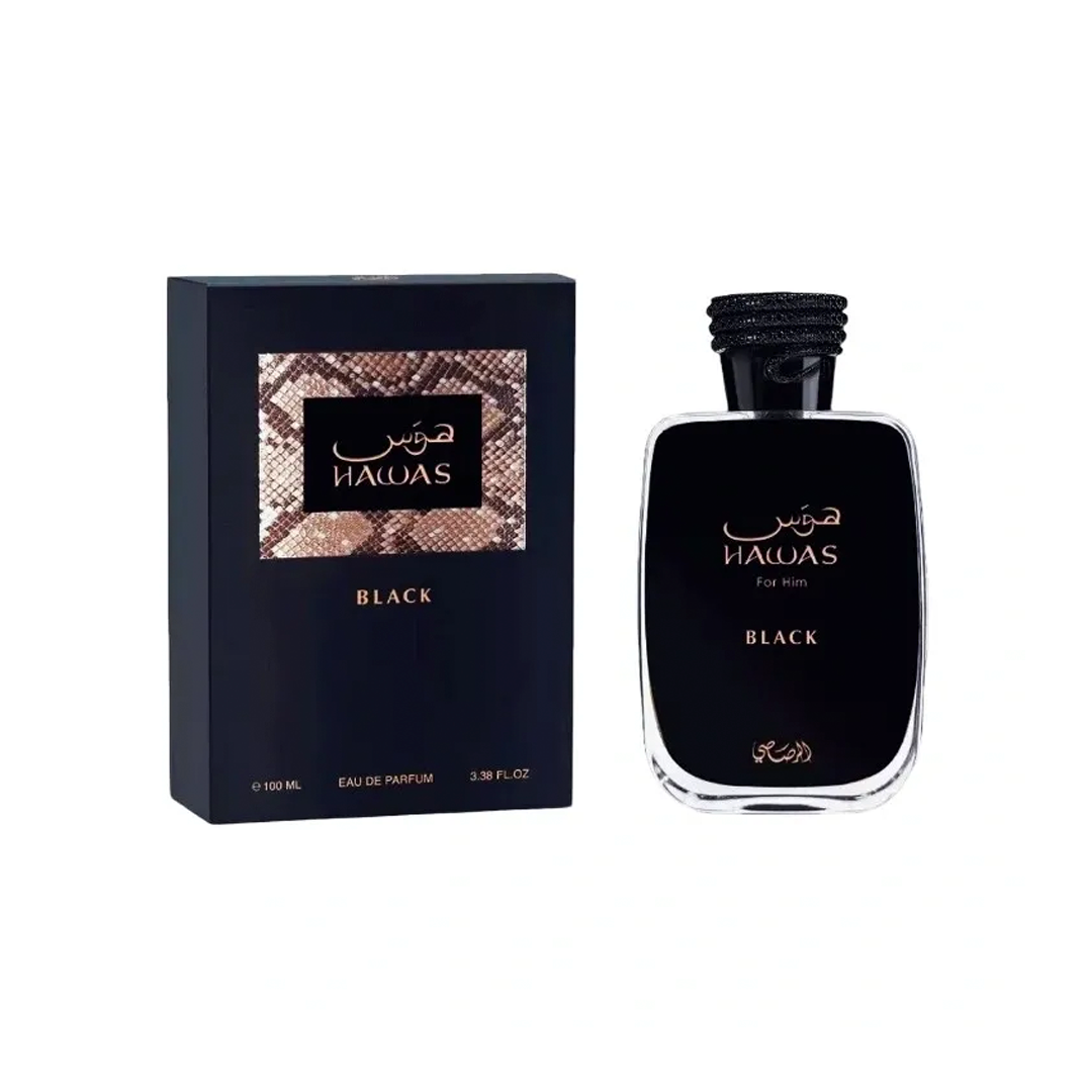 RASASI HAWAS BLACK MEN 100ML EDP 331033 | LG Importados
