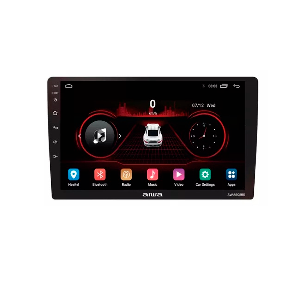 CENTRAL MULT AIWA AW-A802BS TOUCH 9"/USB/AUX/SD/FM/WIFI
