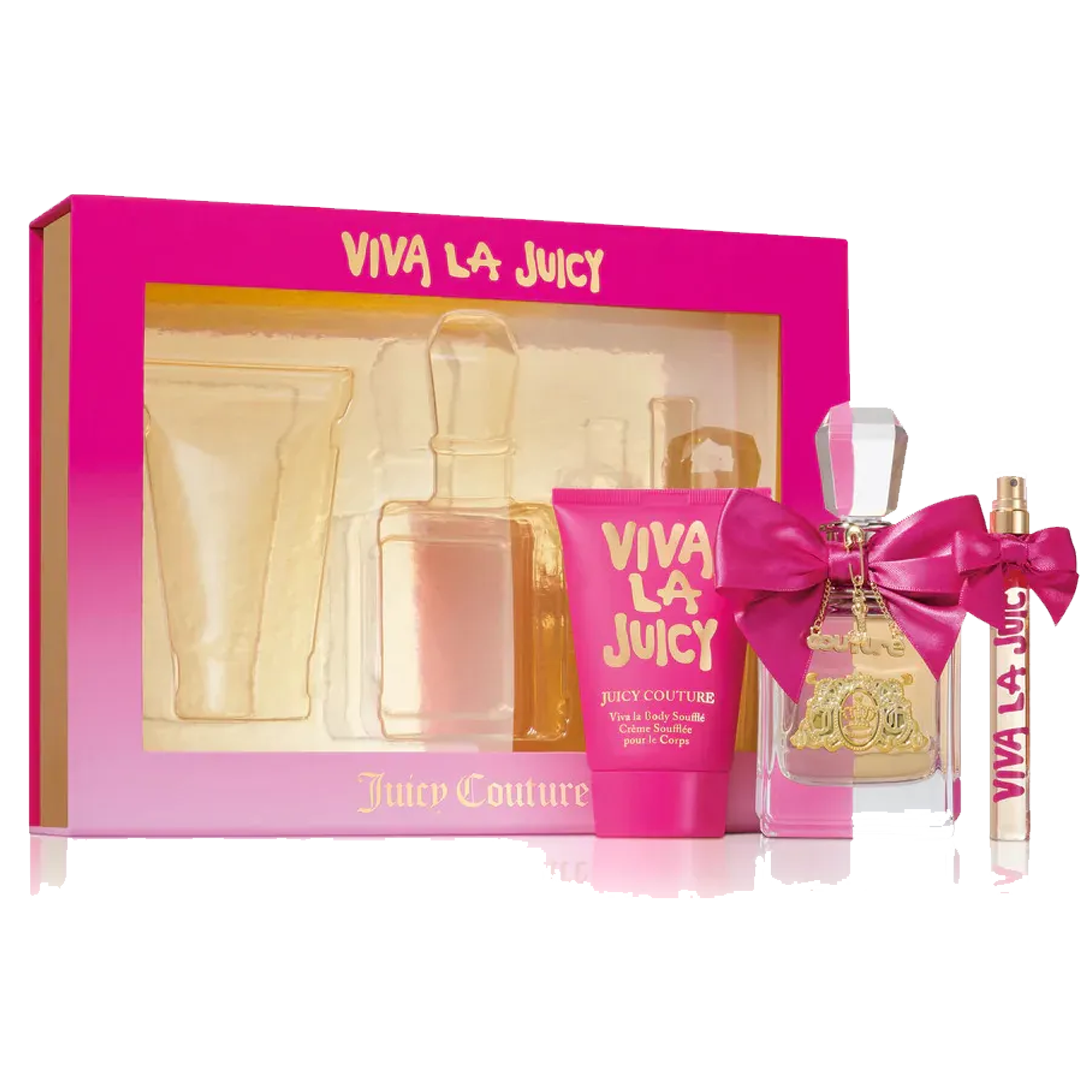 JUICY COUTURE VIVA LA JUICY KIT FEM 100ML EDP+125ML BODY+10ML