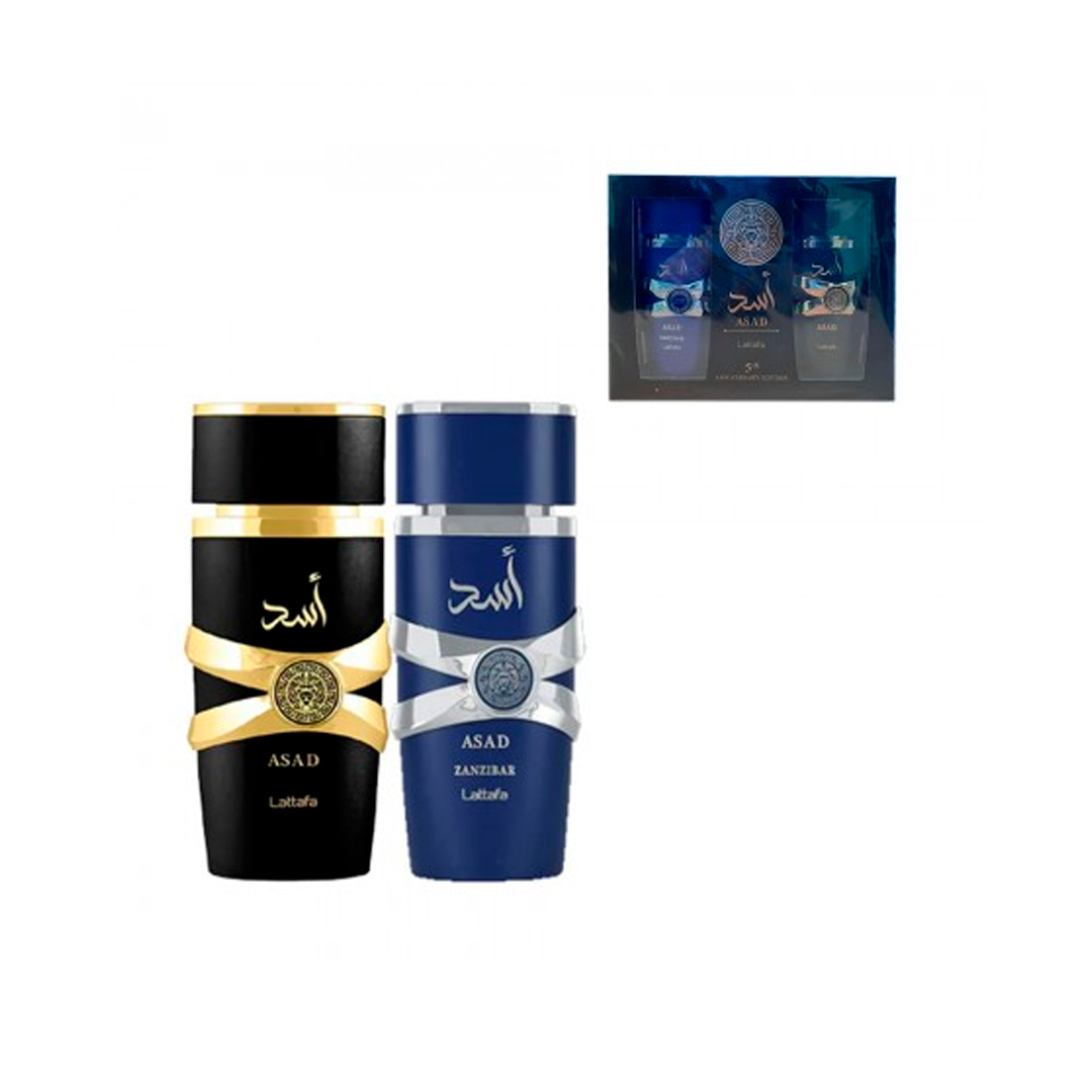 LATTAFA ASAD 5TH ANIVERSARIO KIT MEN 100ML EDP 2PC