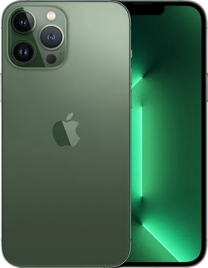 CEL APPLE SEMI NOVO IPHONE 13 PRO MAX 128GB GREEN SO APA / 30 DIAS GA*