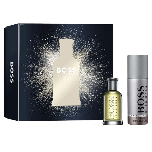 HUGO BOSS BOTTLED KIT MEN 100ML EDT+BODY 100ML+DEO 75ML
