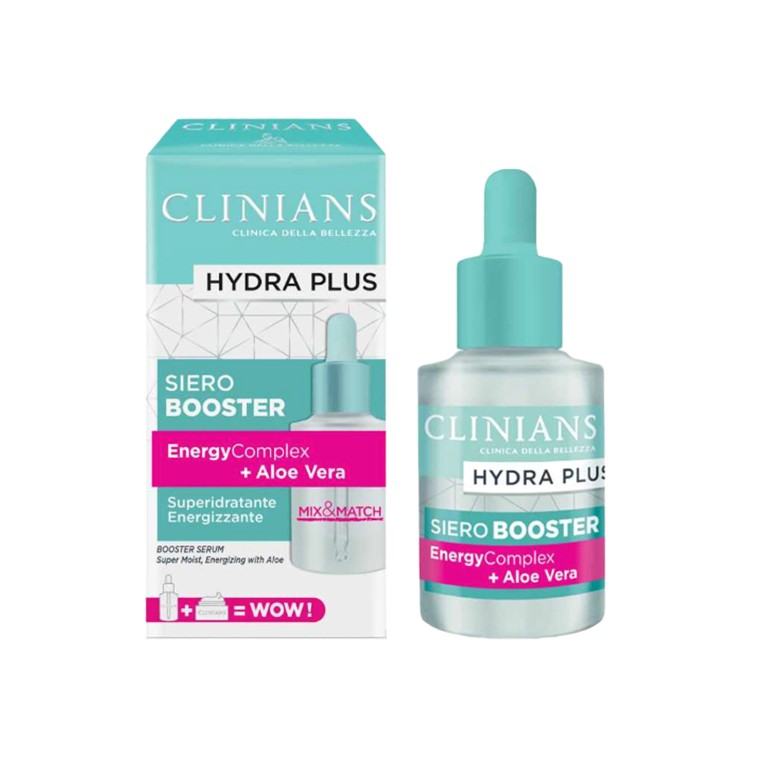 SERUM FACIAL CLINIANS HYDRA PLUS SIERO BOOSTER ENERGY+ALOE 30ML