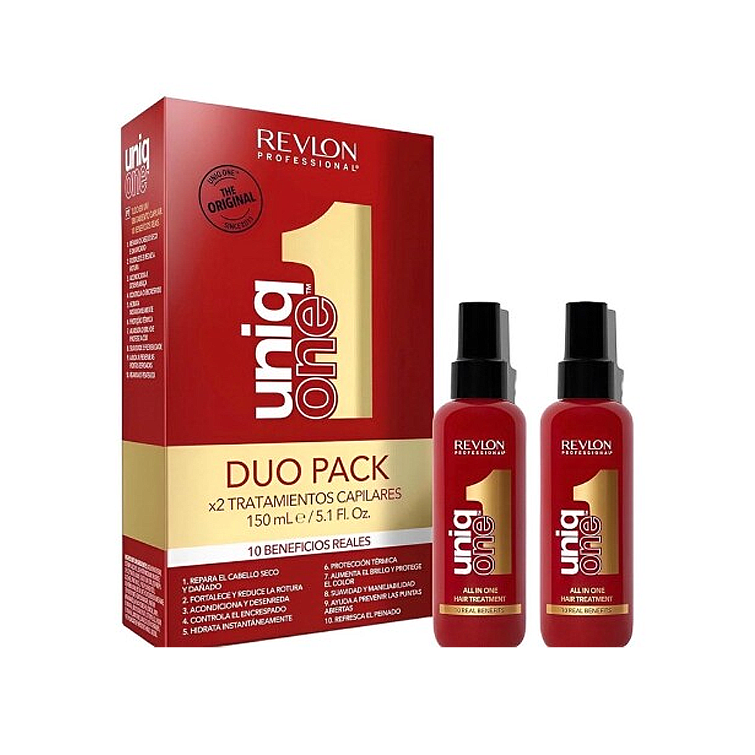 LEAVE-IN REVLON UNIQONE 10EN1 KIT 150ML+150ML TRAT CAPILAR