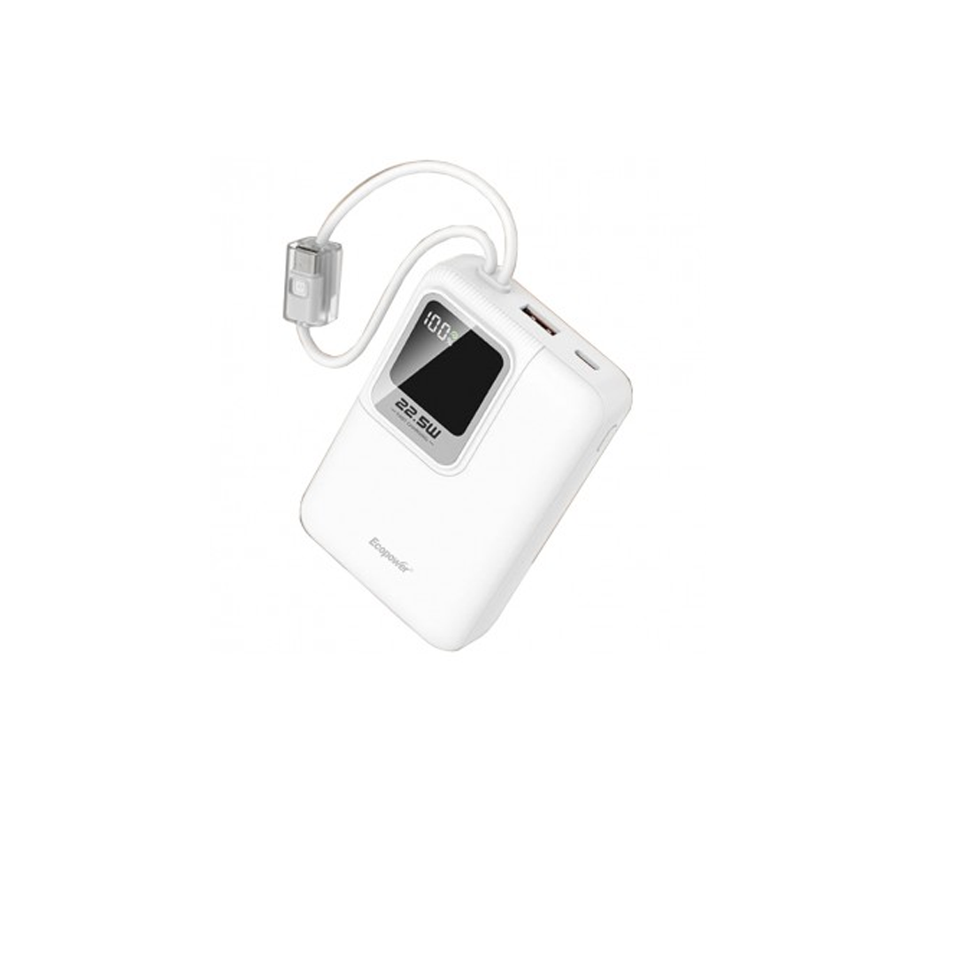 CAR EXT. ECO POWER EP-C883 BRANCO 12000MAH