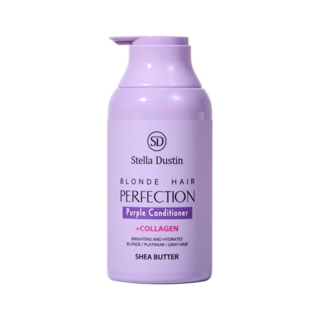 COND STELLA DUSTIN BLONDE HAIR PREFECTION PURPLE SHEA BUTTER 500ML 680