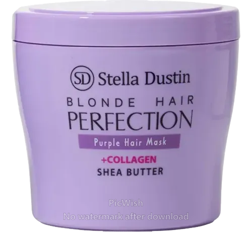 Mascara Stella Dustin Blonde HAIR Prefection Purple SHEA Butter 400ML