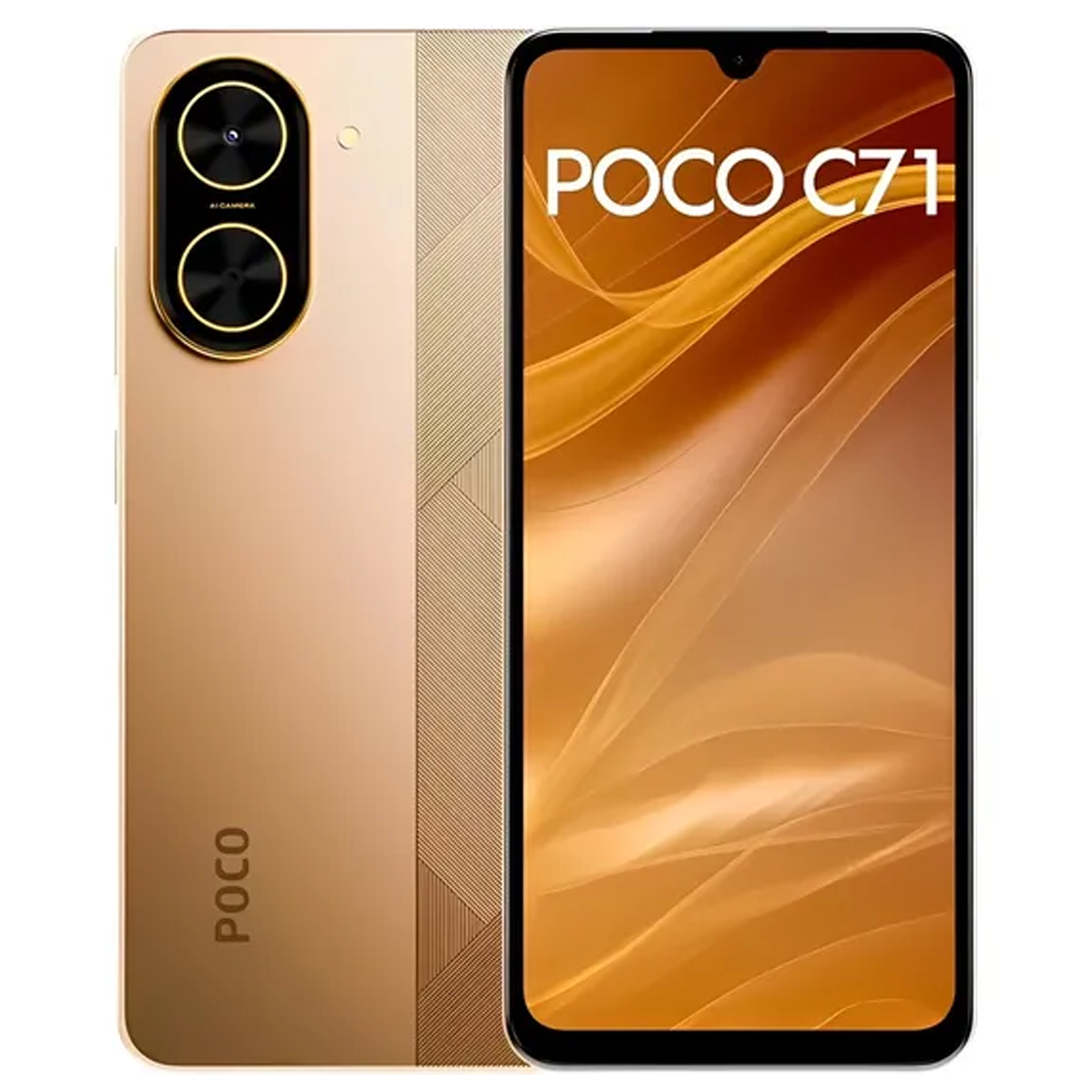 CEL XIAOMI POCO C71 4G 3+64GB GLOBAL GOLD | LG Importados