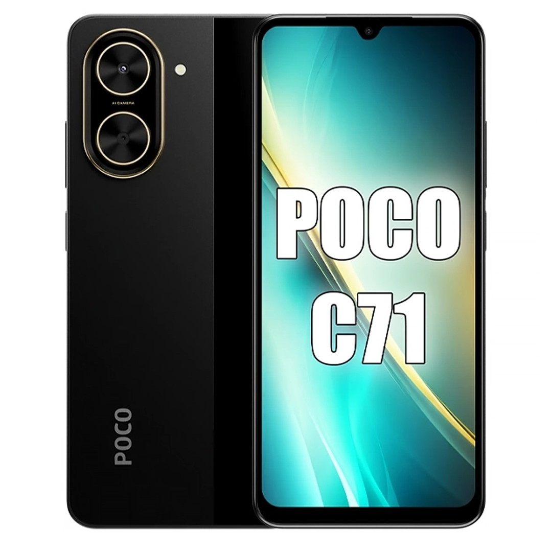 CEL XIAOMI POCO C71 4G 4+128GB GLOBAL BLACK | LG Importados
