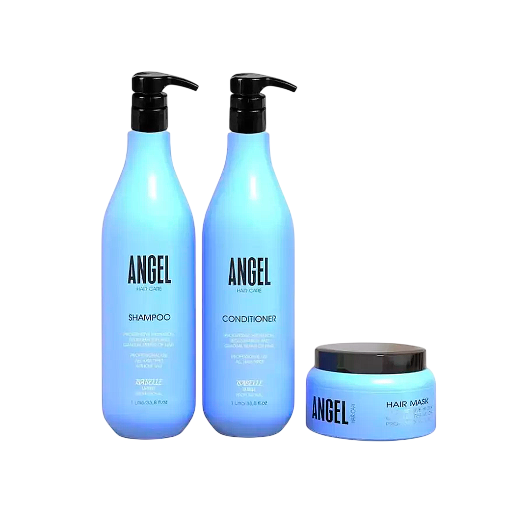 KIT ISABELLE ANGEL SHAMPOO+COND 1L+MASCARA 500ML | LG Importados