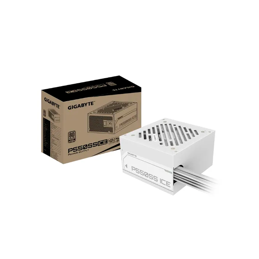 FONTE 550W GIGABYTE GP-P550SS ICE 80PLUS SILVER*
