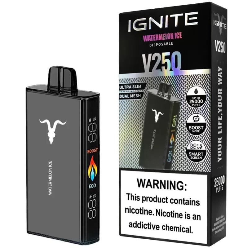 CIGARRO DESC POD IGNITE V250 25000PUFF BLACK WATERMELON ICE