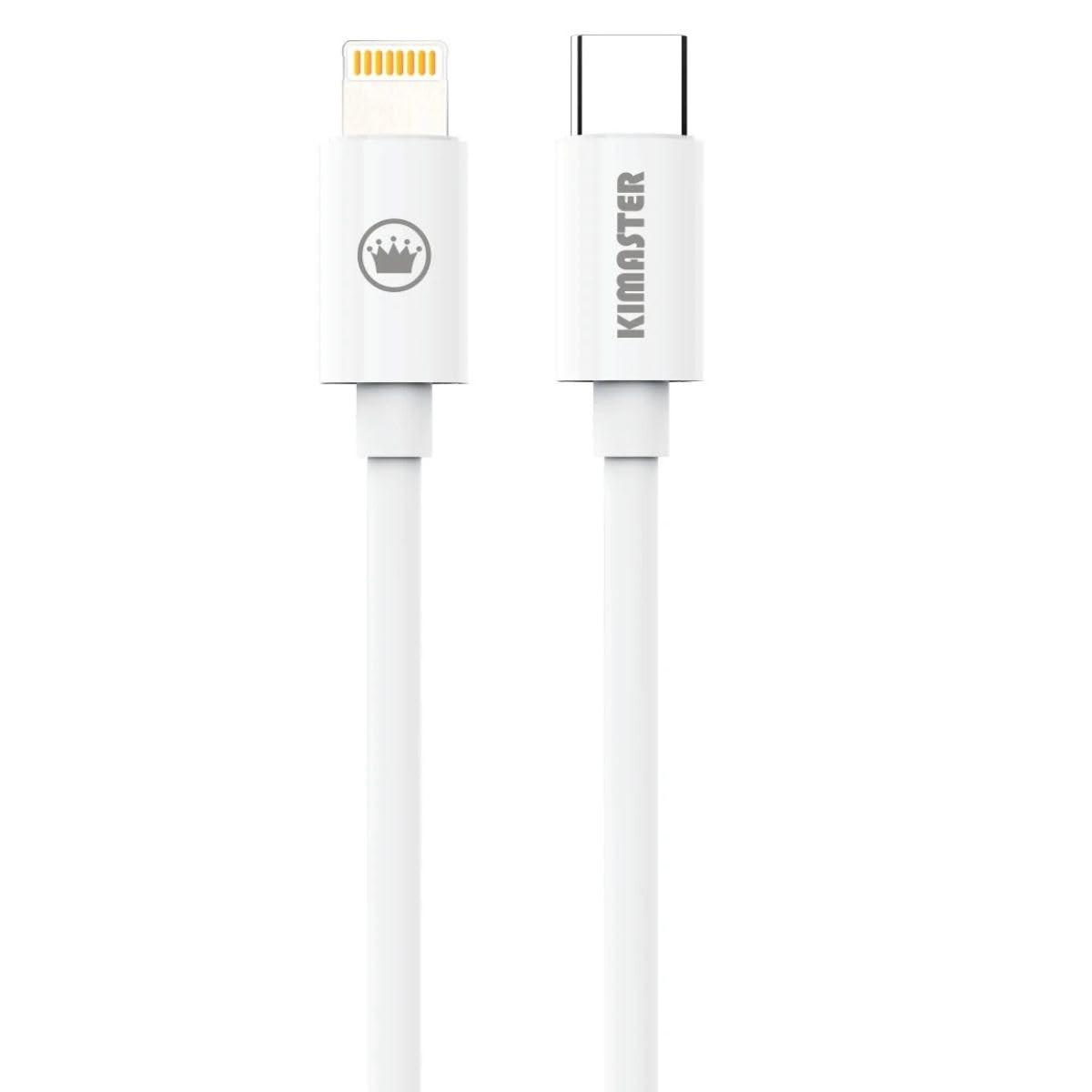 AC CEL CABO USB-C KIMASTER CB812L IPHONE 1MT BRANCO