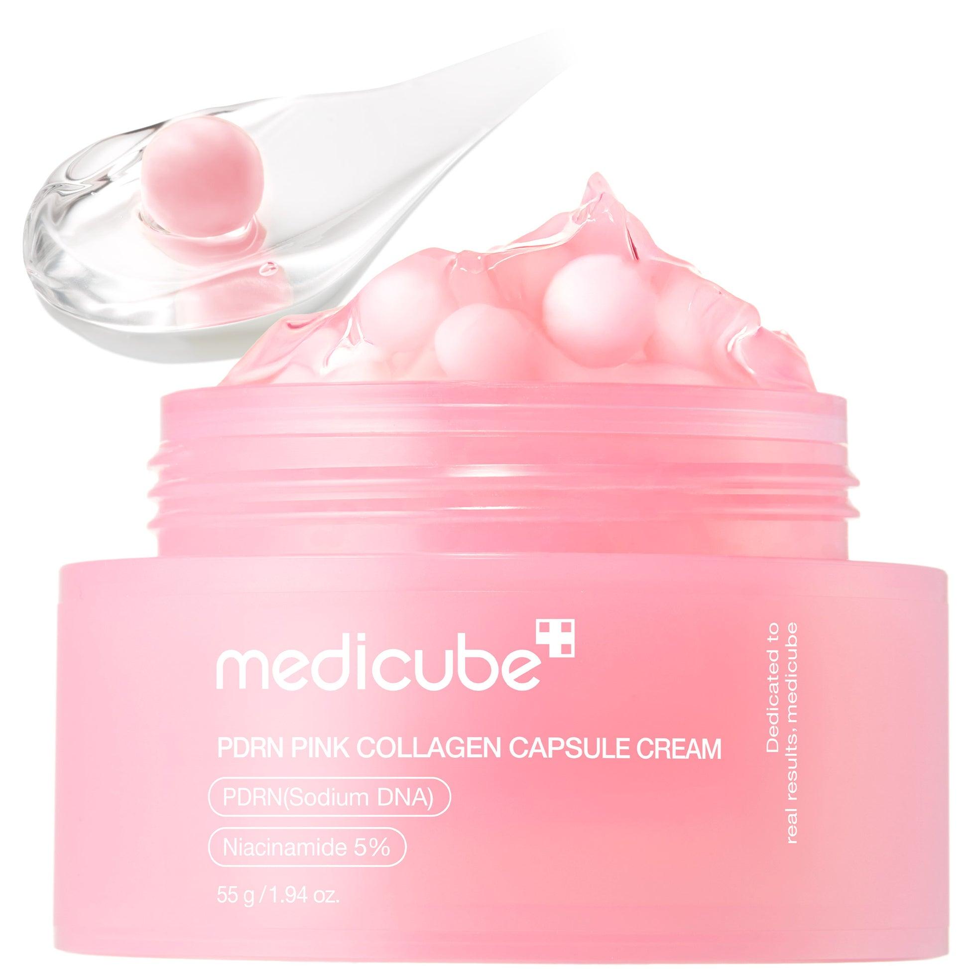 Crema Facial Medicube PDRN PINK Collagen Capsule 55G