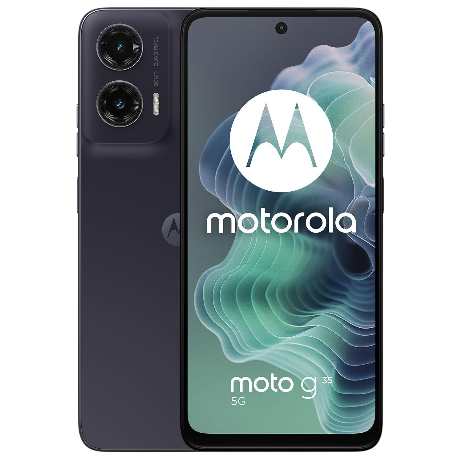 Anúncio: Cel Motorola G35 Xt-2433-2 5G 4GB+256GB Black 6.5" Dual