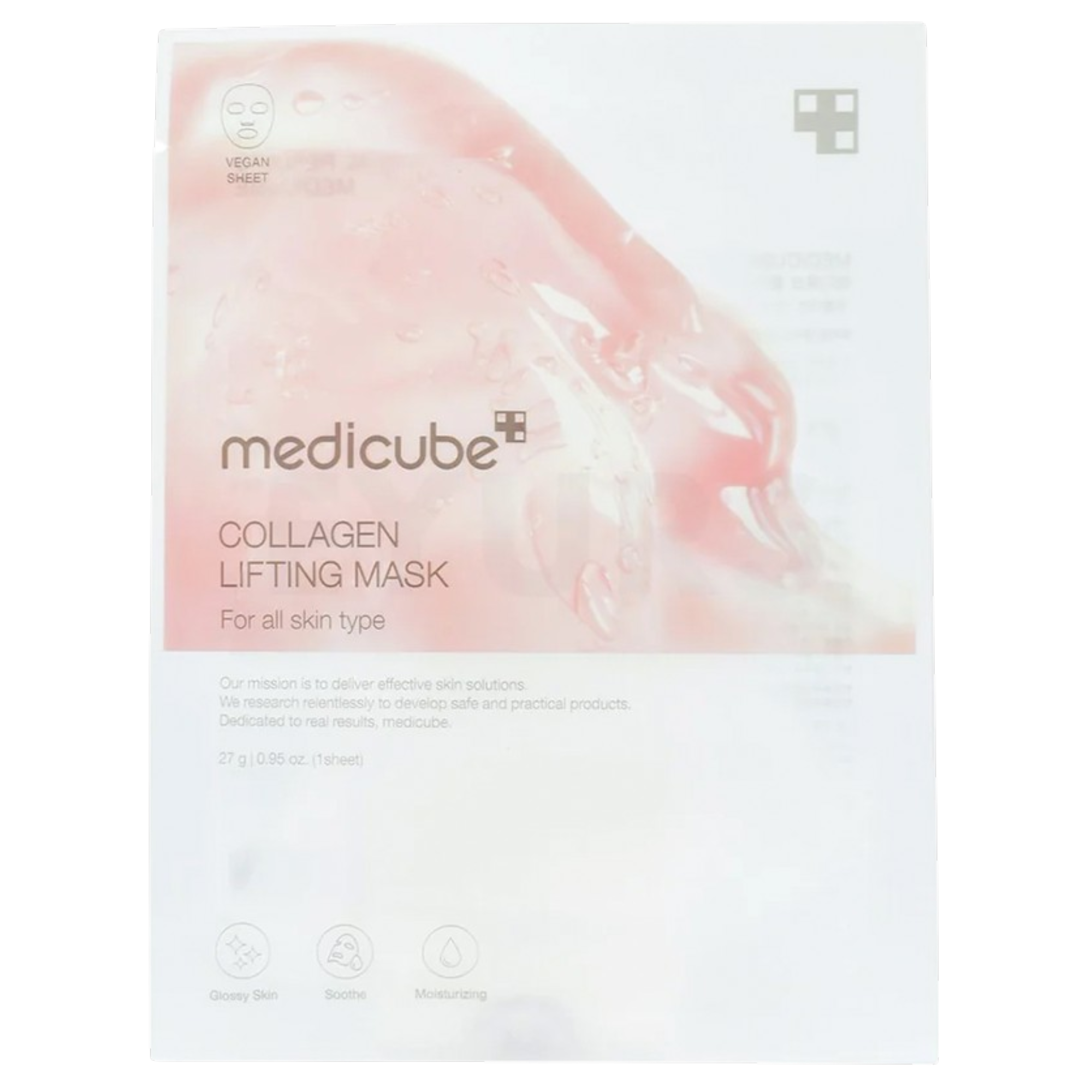 MASCARA FACIAL MEDICUBE COLLAGEN LIFTING 27G