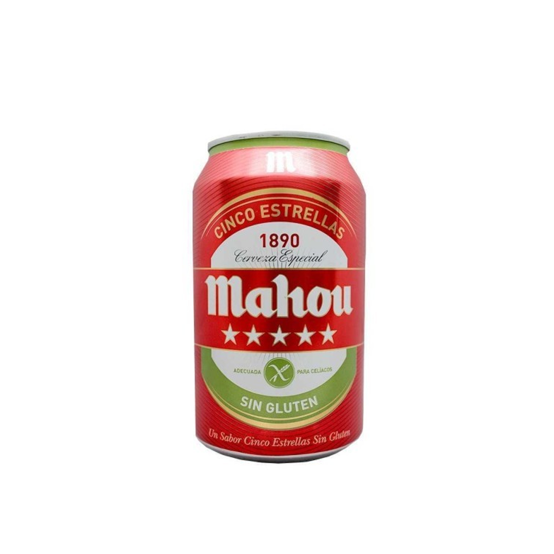 BEB CERVEJA ESPANHA MAHOU 5 ESTRELLAS 330ML LATA