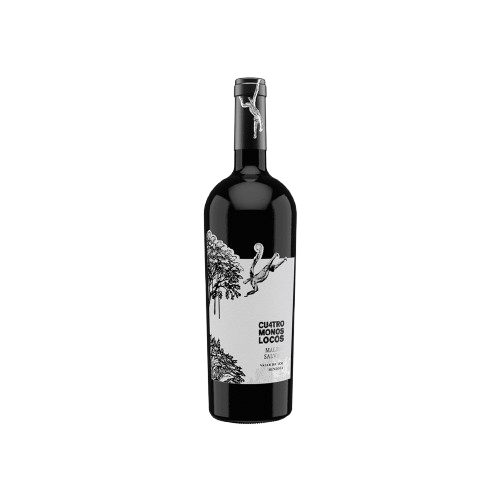 BEB VINHO MALBEC CUATRO MONOS LOCOS 750ML
