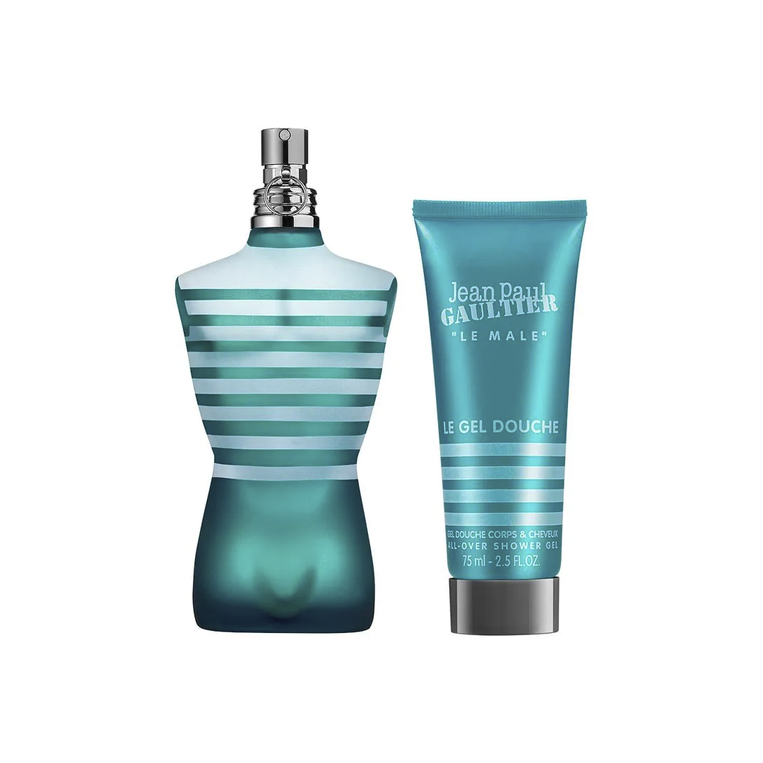 JEAN PAUL GAULTIER LE MALE KIT MEN 125ML EDT+ SHOWER GEL 75ML