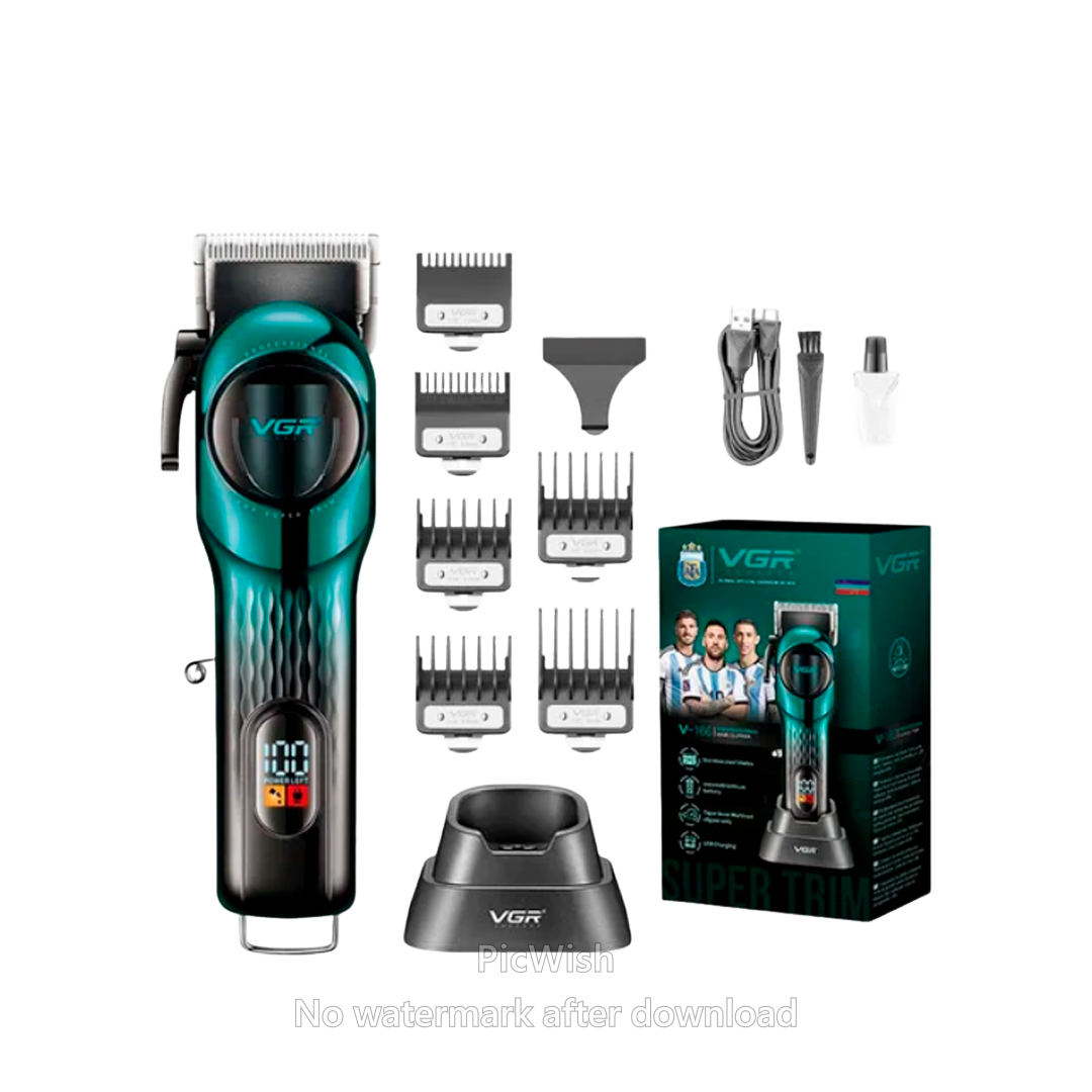 APARADOR DE PELO VGR V-166 VERDE|APARADOR DE PELO VGR V-166 VERDE