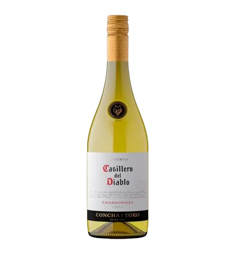 BEB VINHO CASILLERO DEL DIABLO CHARDONNAY RESERVA CONCHA Y TORO 750ML
