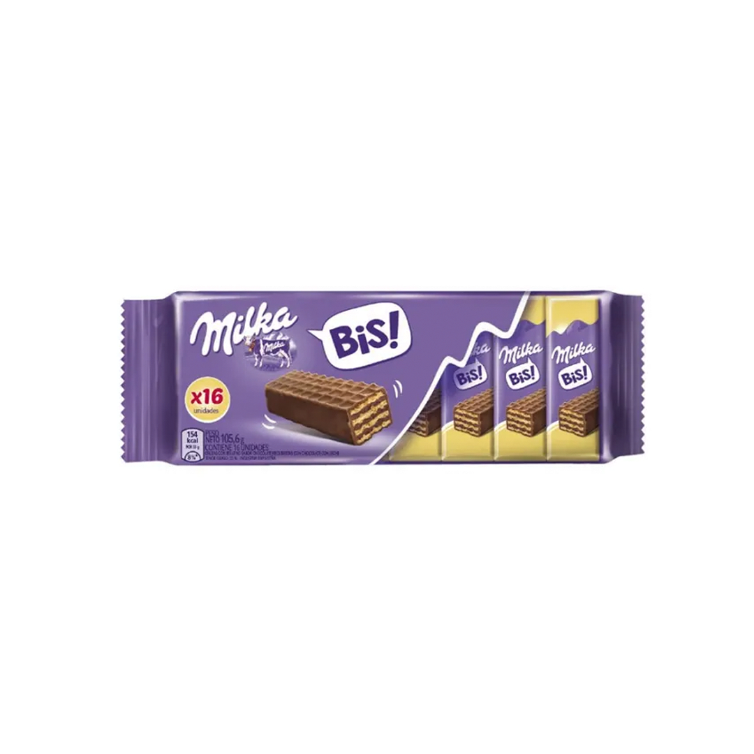 CHOCOLATE MILKA BISS LEITE 16PCS 105.6G