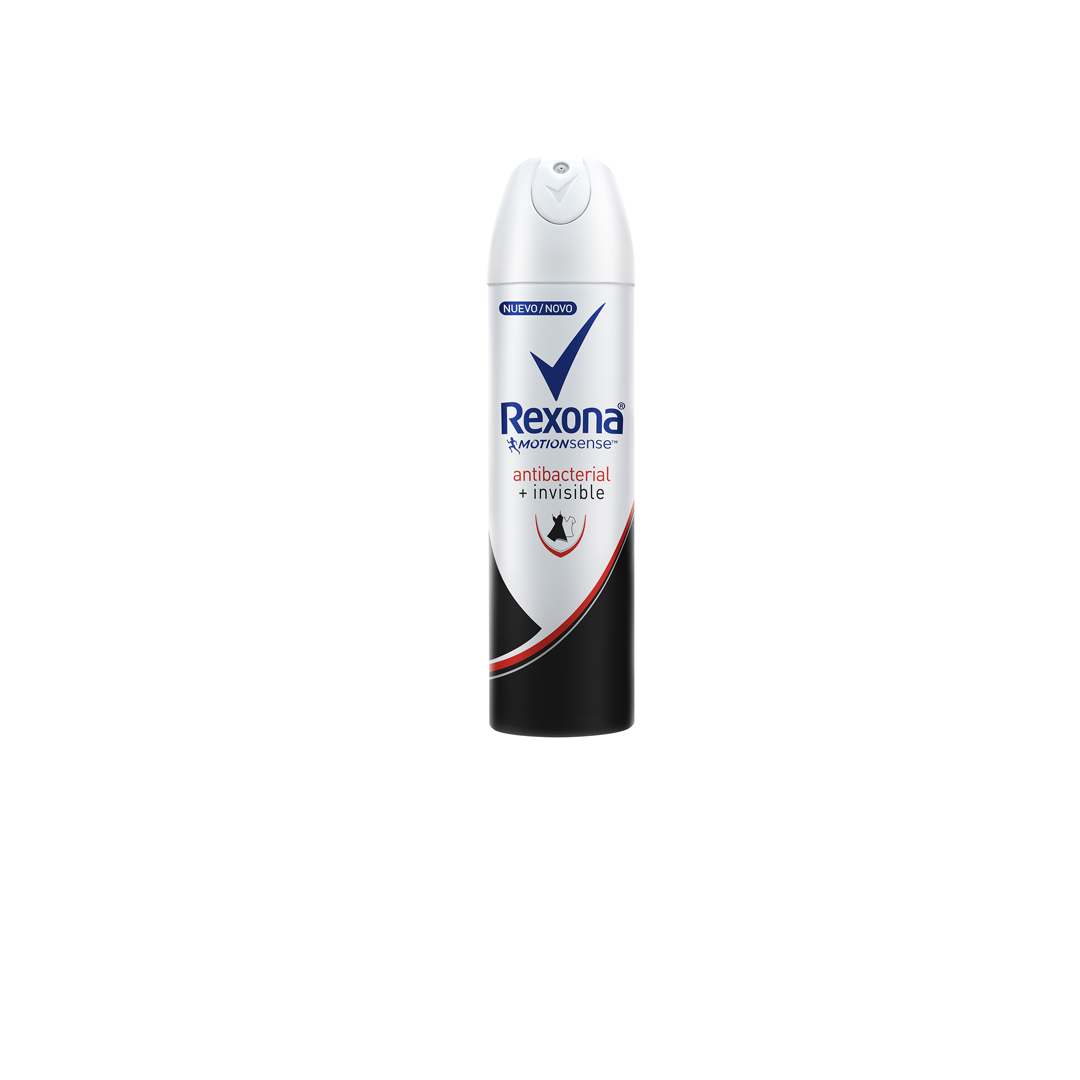 DES REXONA AEROSOL ANTIBACTERIAL+INVISIBLE FEM 150ML 041575/244177*