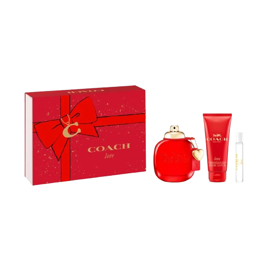 Anúncio: Coach Love Kit Fem 90ml EDP+7.5ML+BODY Lotion 100ml