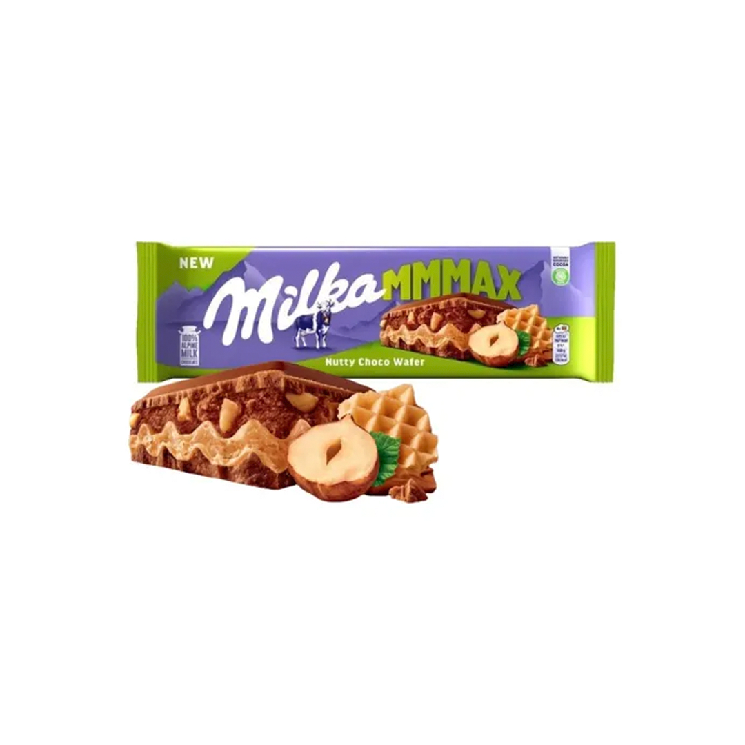CHOCOLATE MILKA NUTTHY CHOCO WAFER BARRA 270G