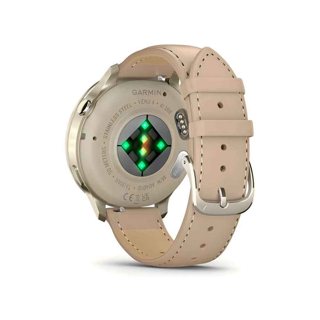 RELOGIO GARMIN VENU 4 41MM LUNAR GOLD 010-03013-03