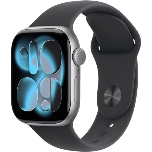 Anúncio: Relogio Apple Watch S11 42MM MEQW4LW/A GPS Space Gray Al Black S/M